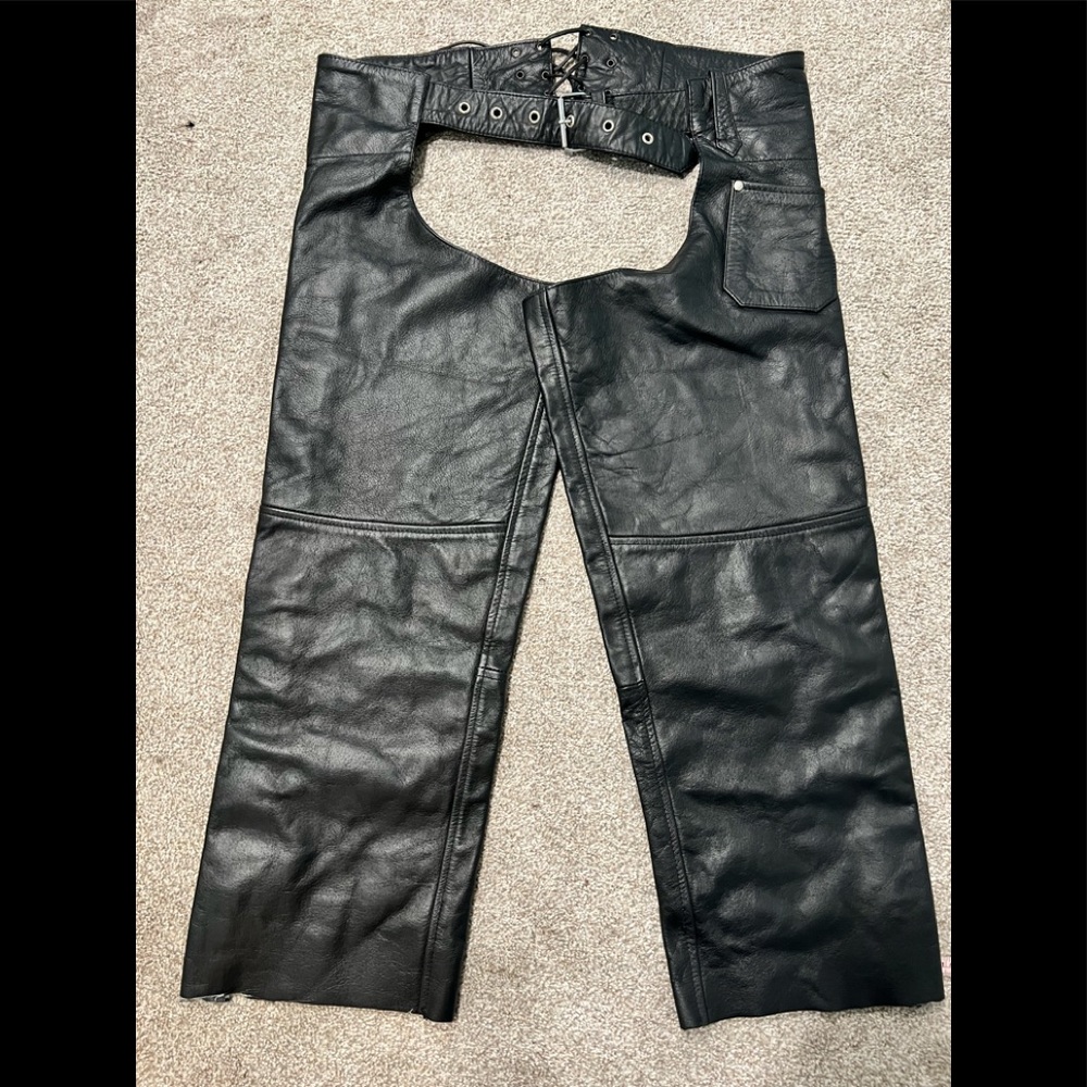 Women’s Real Leather Chaps - Size M